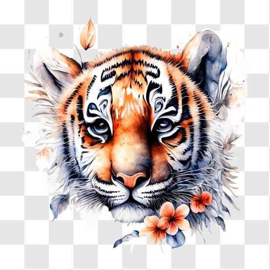 Fundo Branco Tigre Real PNG , 3d, Tigre, Animal PNG Imagem para download  gratuito
