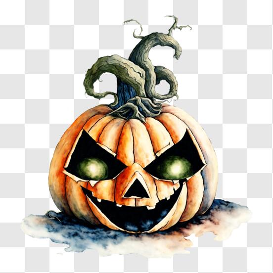 Abóbora Amarela Monstro Com Cara Assustadora E Grande Sorriso Para A  Inspiração Do Halloween PNG , Abóbora, Abóbora De Halloween, Desenho De  Halloween PNG Imagem para download gratuito