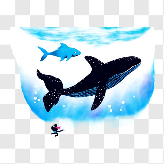 Bola De Futebol Figura de desenho animado de bolhas de baleia belu