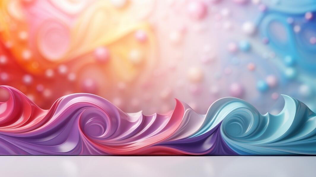 Download Colorful Abstract Background with Swirls and Bubbles ...