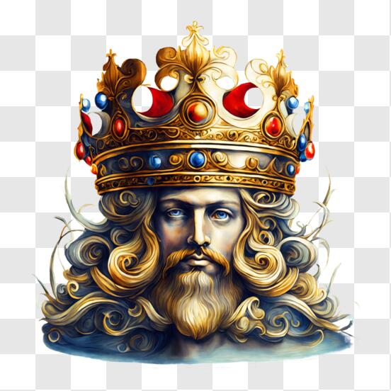 Corona rey corona, Rey, oro, corona png