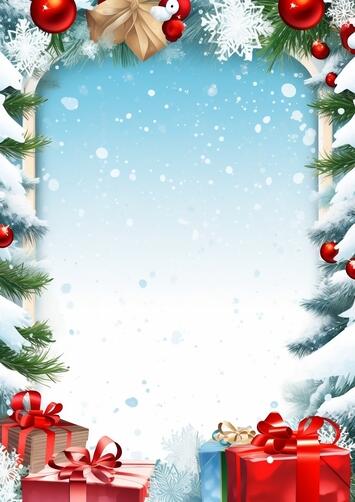 Festive Christmas Scene with Presents and Decorations Festive Christmas Scene with Presents and Decorations thumbnail