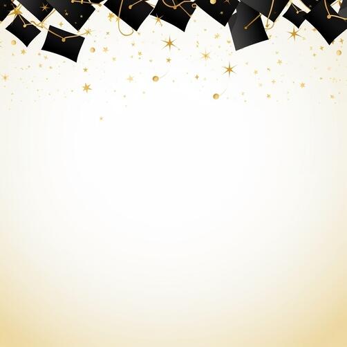 Download Black and White Graduation Background with Caps Backgrounds ...