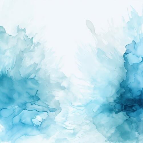 Abstrakte blaue und weiße Aquarellmalerei Hintergründe thumbnail