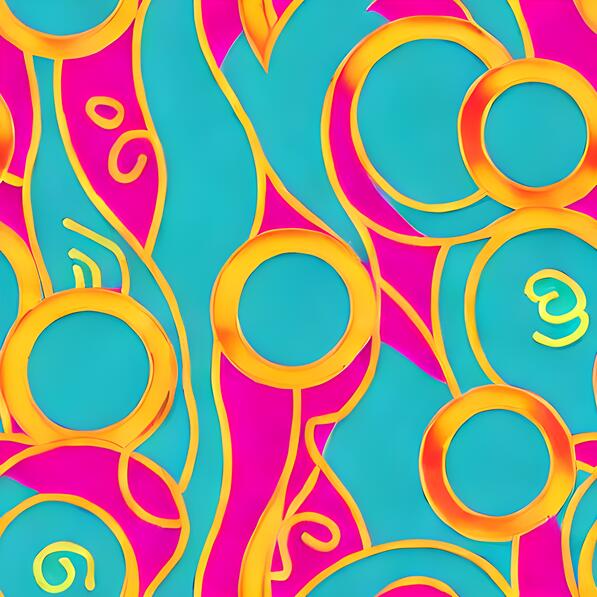 Download Colorful Abstract Pattern with Circles and Swirls Patterns ...