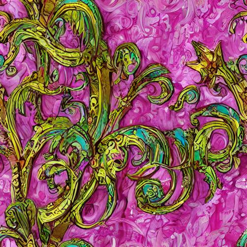 Pink Background with Ornate Floral Pattern Pink Background with Ornate Floral Pattern thumbnail