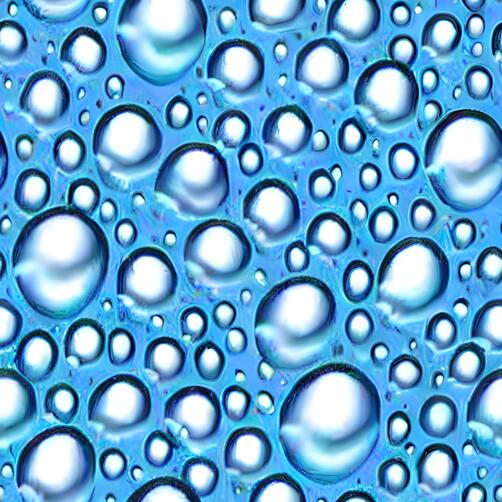 Close up of water droplets on blue background Close up of water droplets on blue background thumbnail