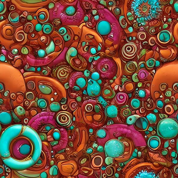 Download Colorful Abstract Pattern with Various Shapes and Colors ...