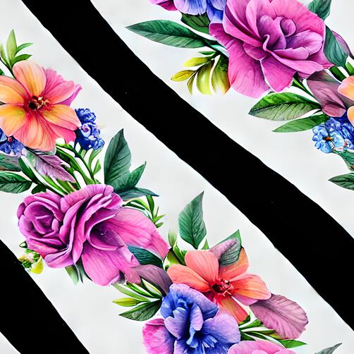 Colorful Flower Arrangement in Pink, Purple, and Blue Colorful Flower Arrangement in Pink, Purple, and Blue thumbnail