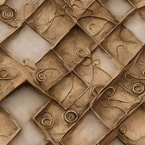 Abstract Brown Background with Squares and Swirls Abstract Brown Background with Squares and Swirls thumbnail