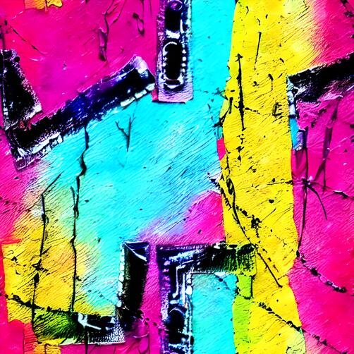 Colorful Abstract Painting with Various Shapes and Colors Colorful Abstract Painting with Various Shapes and Colors thumbnail
