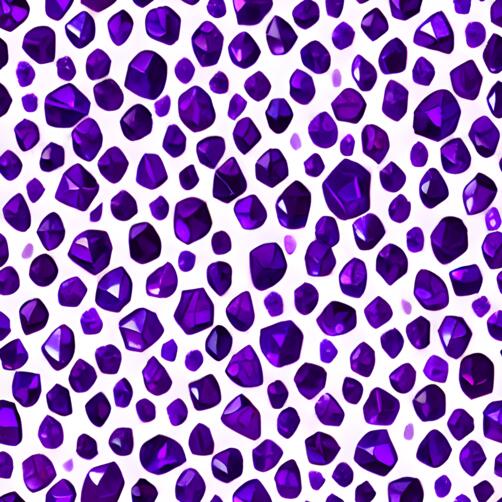 Seamless Pattern of Purple Gemstones on White Background Seamless Pattern of Purple Gemstones on White Background thumbnail