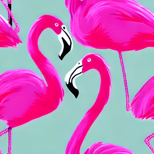 Pink Flamingo Seamless Pattern Pink Flamingo Seamless Pattern thumbnail