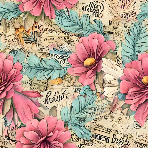 Hand-Drawn Floral Seamless Pattern Hand-Drawn Floral Seamless Pattern thumbnail