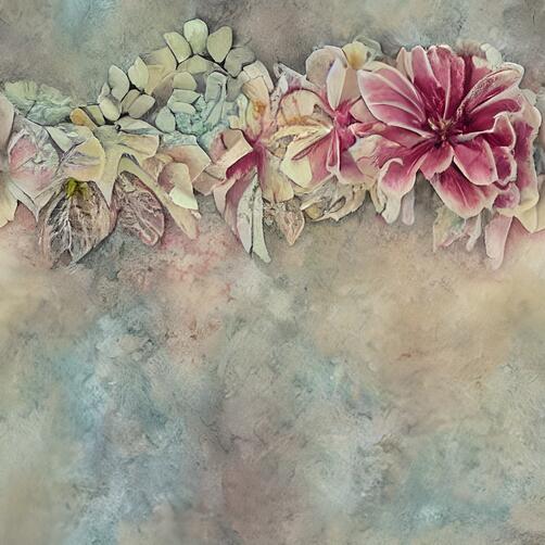 Watercolor Painting of Flowers in Pink, Purple, and Green Watercolor Painting of Flowers in Pink, Purple, and Green thumbnail