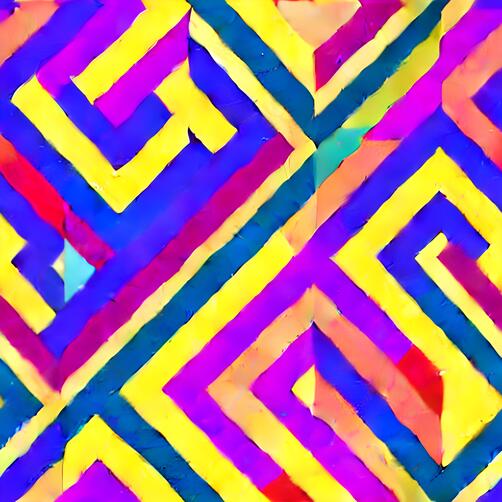 Colorful Abstract Pattern with Squares and Triangles Colorful Abstract Pattern with Squares and Triangles thumbnail