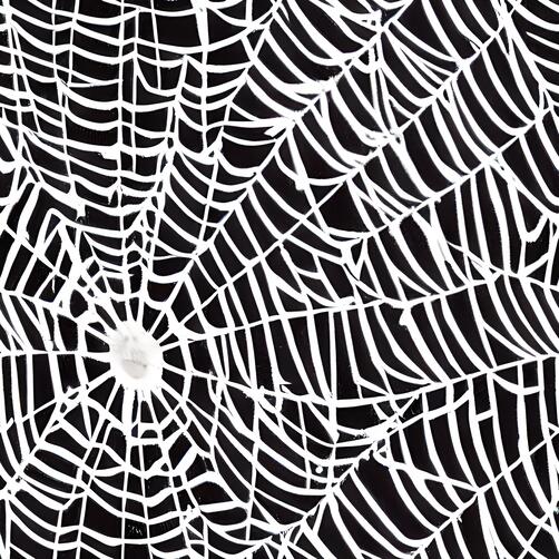 Padrão de Teia de Aranha em Preto e Branco para Decoração de Halloween Padrão de Teia de Aranha em Preto e Branco para Decoração de Halloween thumbnail