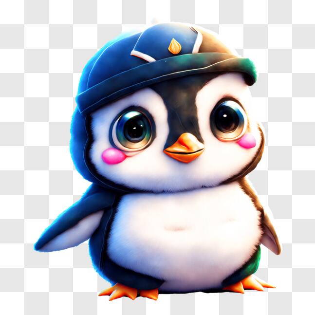 Gorra De Pingüinos Personalizada - Estampada Por Sublimación, Ajustable Para Adultos, No Se Decolora