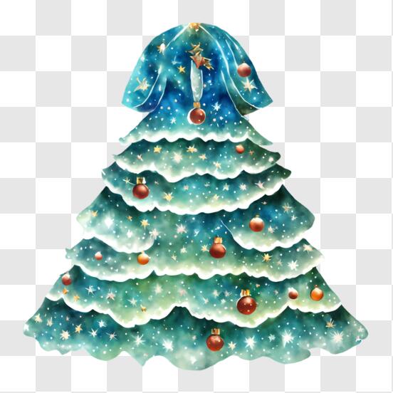 Scarica Decorazione colorata dell'albero di Natale PNG Online - Creative  Fabrica