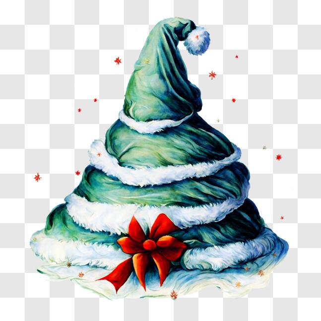 Quebra-cabeça Árvore De Natal De Frango Coberta Por Lâmpada De L