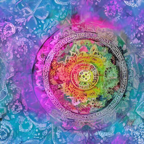 Colorful Mandala Abstract Painting for Meditation and Spiritual Practice Colorful Mandala Abstract Painting for Meditation and Spiritual Practice thumbnail