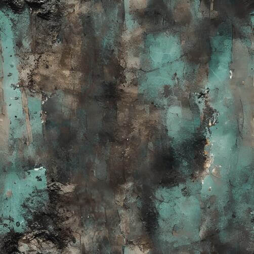 Pintura Abstrata em Verde, Marrom e Preto Pintura Abstrata em Verde, Marrom e Preto thumbnail