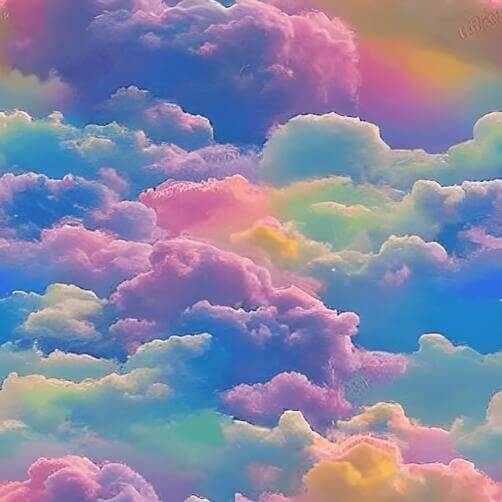 Colorful Sky with Rainbow Clouds Wallpaper Colorful Sky with Rainbow Clouds Wallpaper thumbnail