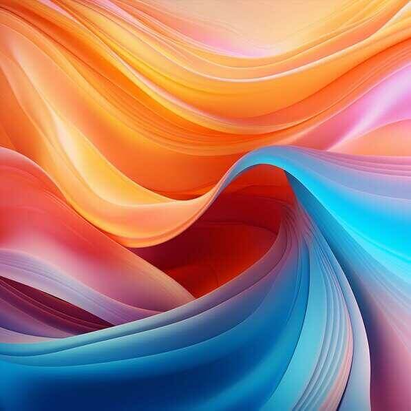 Download Colorful Abstract Background with Swirls and Waves Backgrounds ...