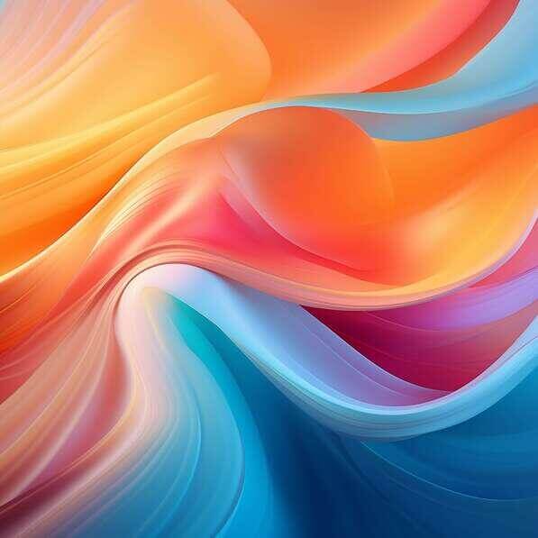 Download Colorful Abstract Background with Swirls and Waves Backgrounds ...