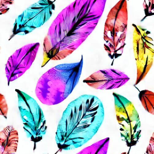 Colorful Feather Pattern Colorful Feather Pattern thumbnail