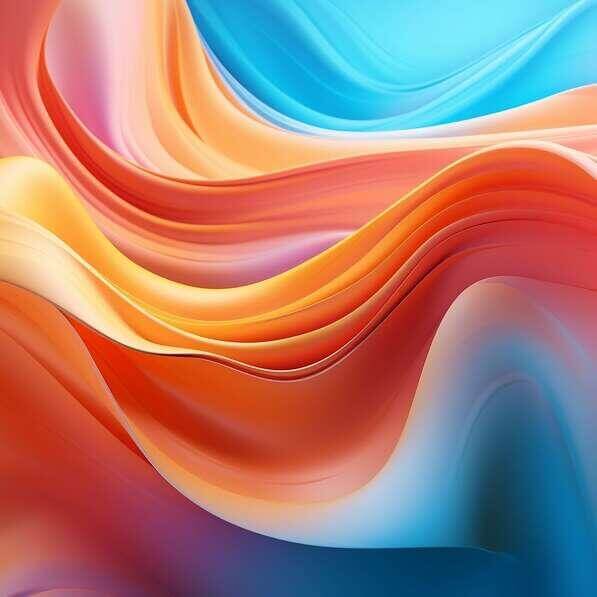 Download Colorful Abstract Background with Swirls and Waves Backgrounds ...