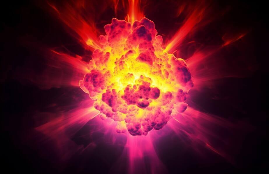 Download Colorful Explosion on Black Background Backgrounds Online ...
