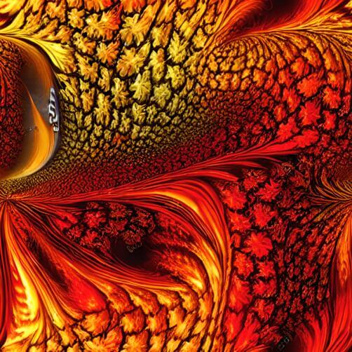 Colorful Abstract Design with Orange Ball Colorful Abstract Design with Orange Ball thumbnail