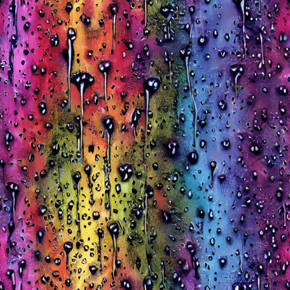 Download Abstract Painting of Rain Drops on Glass Wall Art Patterns ...