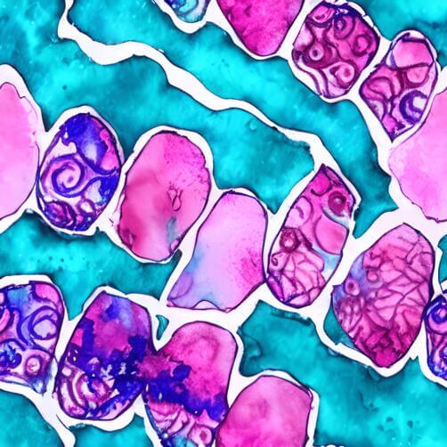 Watercolor Painting with Pink, Blue, and Purple Patterns Watercolor Painting with Pink, Blue, and Purple Patterns thumbnail