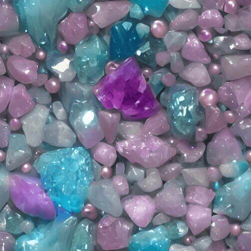 Colorful Rock with Pearls - Close-up Image Colorful Rock with Pearls - Close-up Image thumbnail