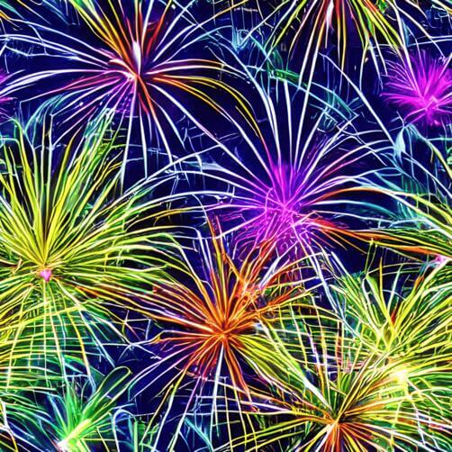 Colorful Fireworks Seamless Pattern Background Colorful Fireworks Seamless Pattern Background thumbnail