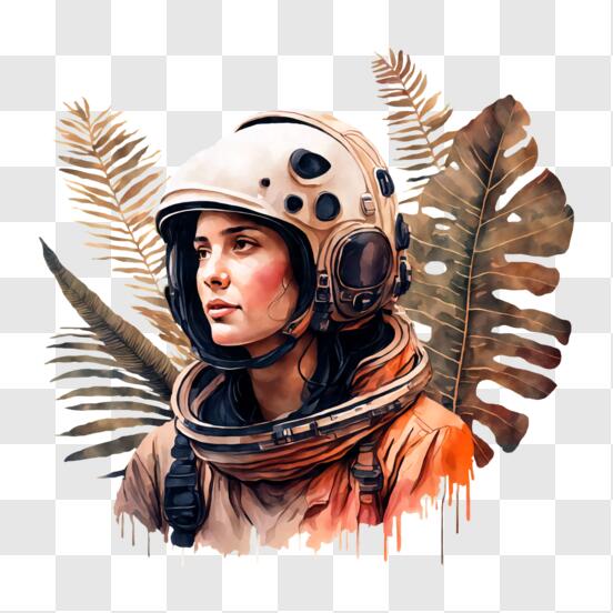 Casco de astronauta PNG transparente - StickPNG