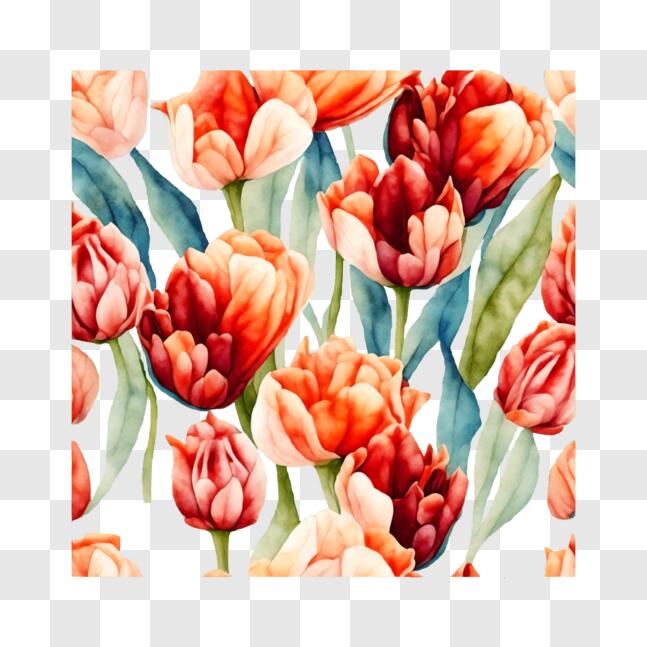 flores chino cruz puntada patrones tulipán, puntada de cruz
