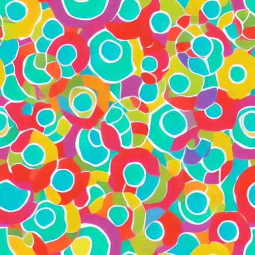 Colorful Abstract Pattern with Circles Colorful Abstract Pattern with Circles thumbnail