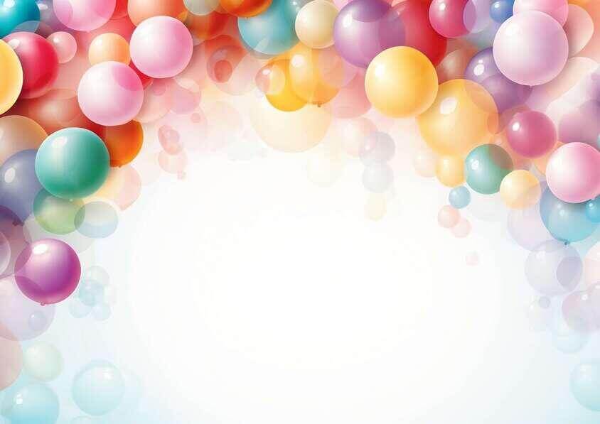 Download Colorful Balloon Background for Celebrations and Events ...