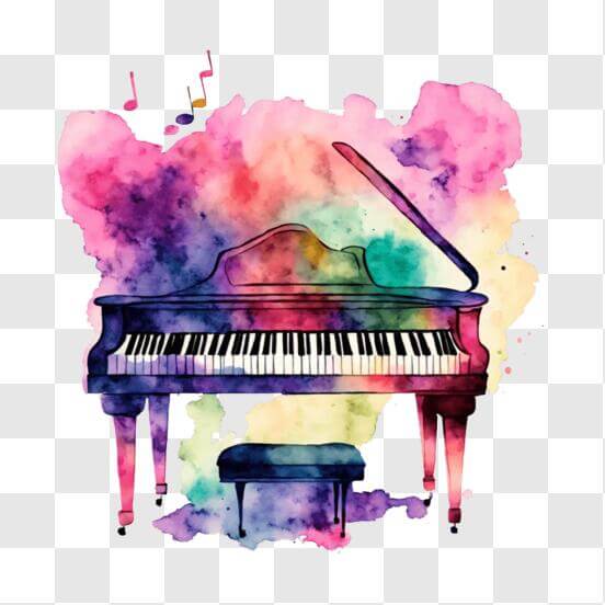 Baixe Desenho de Animal em Piano PNG - Creative Fabrica