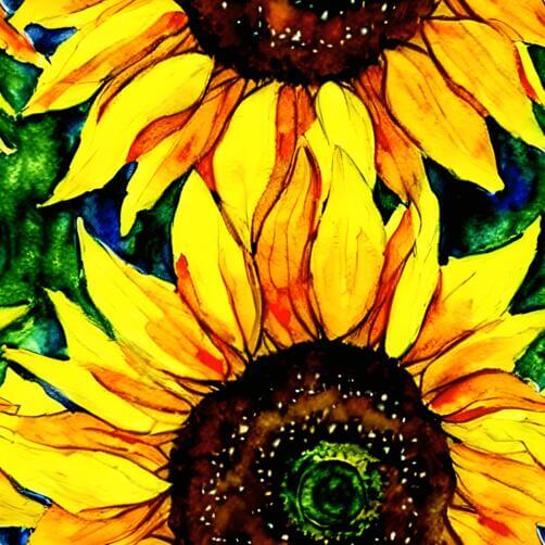 Colorful Sunflower Watercolor Painting Colorful Sunflower Watercolor Painting thumbnail