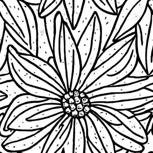 Intricate Black and White Flower Illustration Intricate Black and White Flower Illustration thumbnail