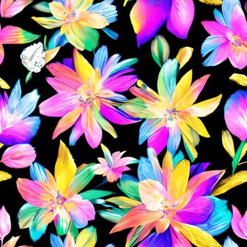 Colorful Flower Pattern for Home Decor Colorful Flower Pattern for Home Decor thumbnail