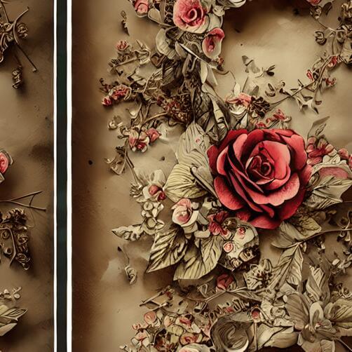 Decorative Floral Wall Art Decorative Floral Wall Art thumbnail