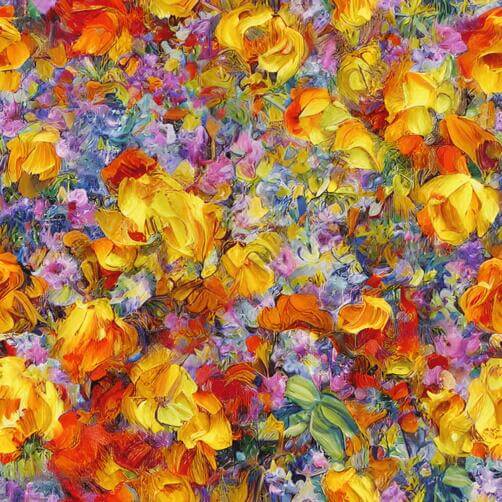 Poppy Field - Abstract Painting Poppy Field - Abstract Painting thumbnail