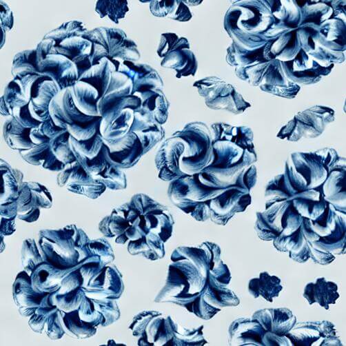 Blue and White Flower Pattern Background Blue and White Flower Pattern Background thumbnail