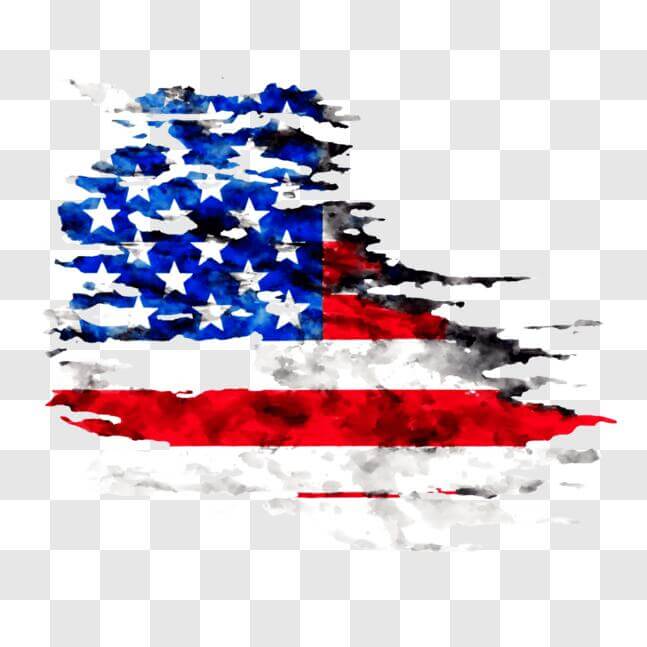 BANDIERA AMERICANA CON TOPPA APPLIQUE RICAMO BORDO NERO-USA - Foto 7