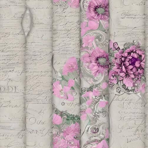 Vintage Pink Flower Patterned Paper for Decoration Vintage Pink Flower Patterned Paper for Decoration thumbnail